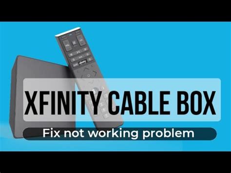 how do i reset my service electric cable box|xfinity cable box not working.